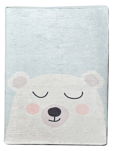 ASIR Koberec 100 x 160 BEAR biely
