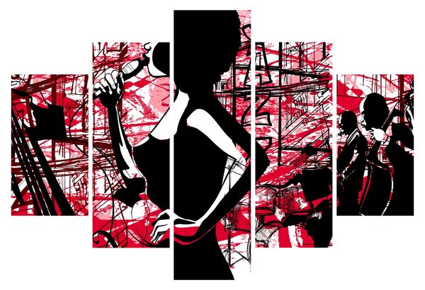 Obraz - Jazz (150x105 cm)