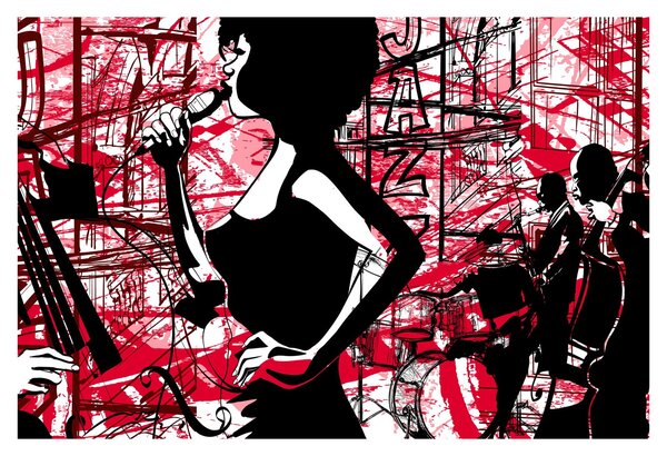 Obraz - Jazz (90x60 cm)