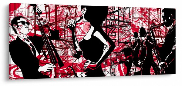 Obraz - Jazz (120x50 cm)