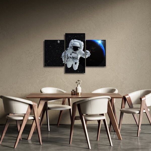 Obraz - Astronaut vo vesmíre (90x60 cm)
