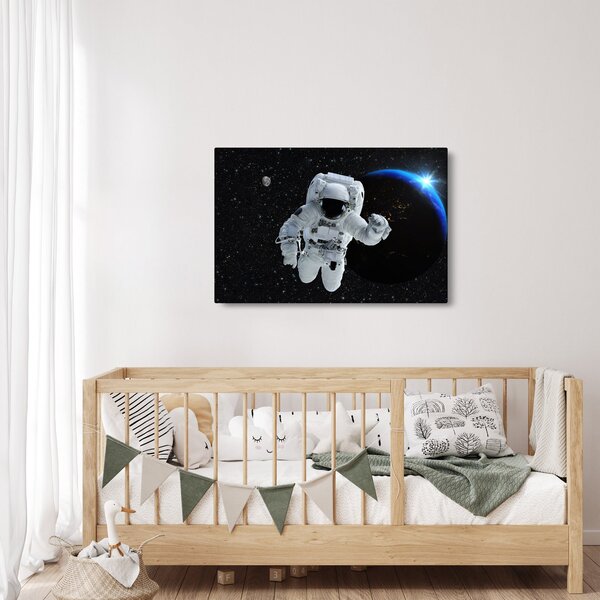Obraz - Astronaut vo vesmíre (90x60 cm)