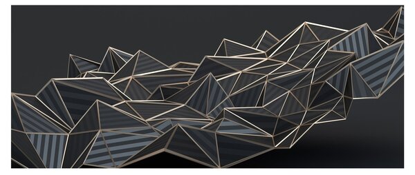 Obraz abstrakcie (120x50 cm)