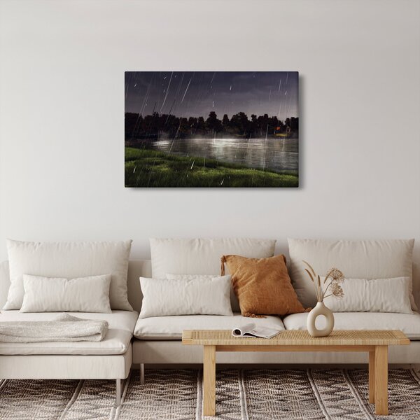 Obraz - Daždivý večer (90x60 cm)