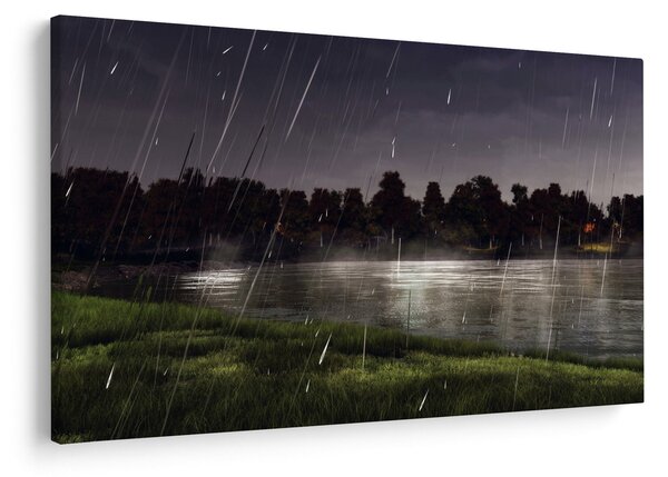 Obraz - Daždivý večer (90x60 cm)