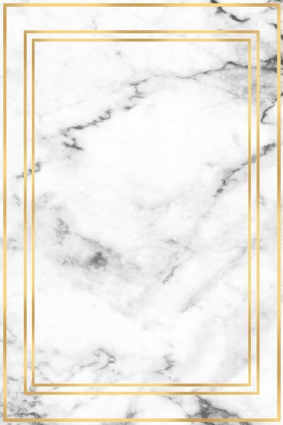 ASIR Koberec 50 x 80 GOLD FRAME biely