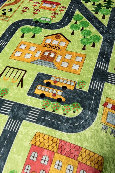 ASIR Koberec 100 x 160 SMALL CITY zelený