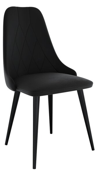 Mirjan24 Čalúnená jedálenská stolička ST91, Farby: čierna, Potah: Magic Velvet 2250 5903211142215