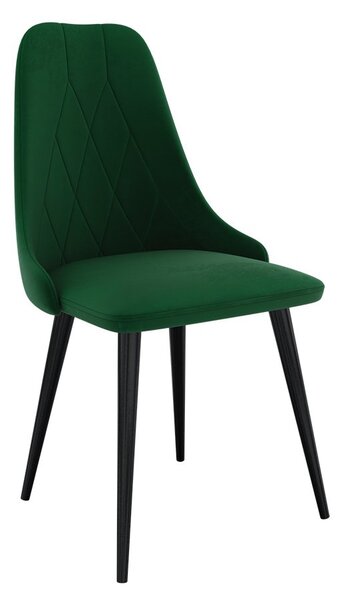Mirjan24 Čalúnená jedálenská stolička ST91, Farby: čierna, Potah: Magic Velvet 2250 5903211142215