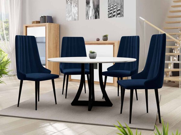 Mirjan24 Moderná čalúnená stolička Frigene 07, Farby: čierna, Potah: Magic Velvet 2250 5903211142277
