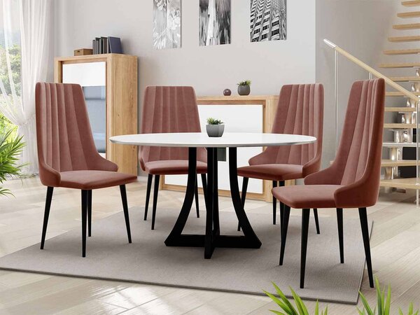 Mirjan24 Moderná čalúnená stolička Frigene 07, Farby: čierna, Potah: Magic Velvet 2250 5903211142277