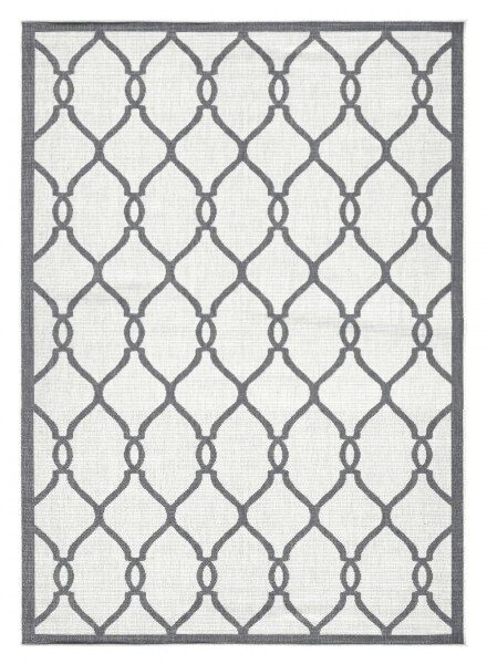 NORTHRUGS - Hanse Home koberce Kusový koberec Twin-Wendeteppiche 103121 grau creme - 80x150 cm
