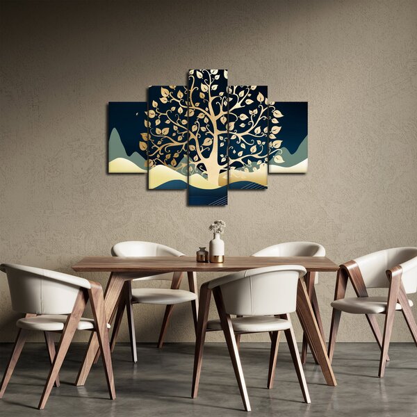Obraz zlatého stromu (150x105 cm)
