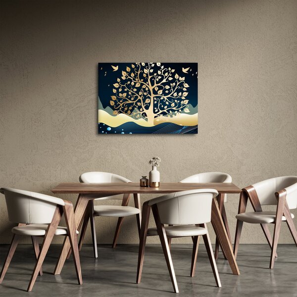 Obraz zlatého stromu (70x50 cm)
