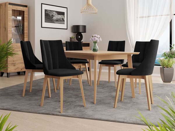Mirjan24 Čalúnená jedálenská stolička ST97, Farby: natura, Potah: Magic Velvet 2219 5903211142642