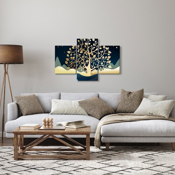 Obraz zlatého stromu (90x60 cm)