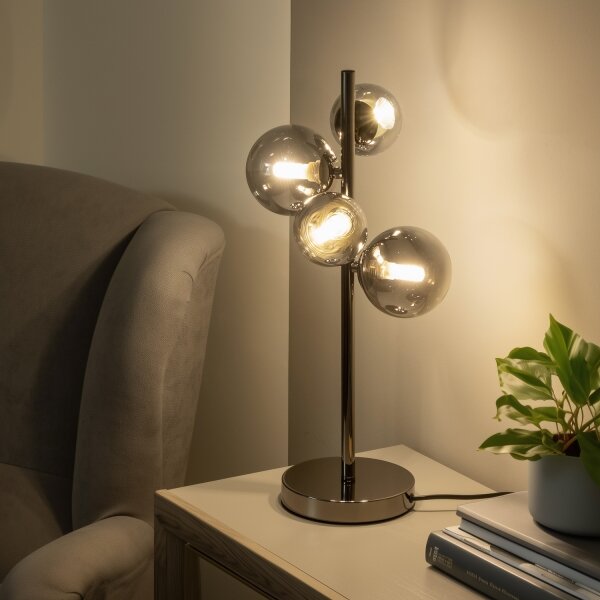 Brilagi-Náhr. sklo k lustru, nást. svietidlu a lampe MISTEL,MILLA pr.15 cm dymová