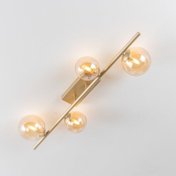 Brilagi - LED Prisadený luster MILLA 4xG9/3W/230V zlatá
