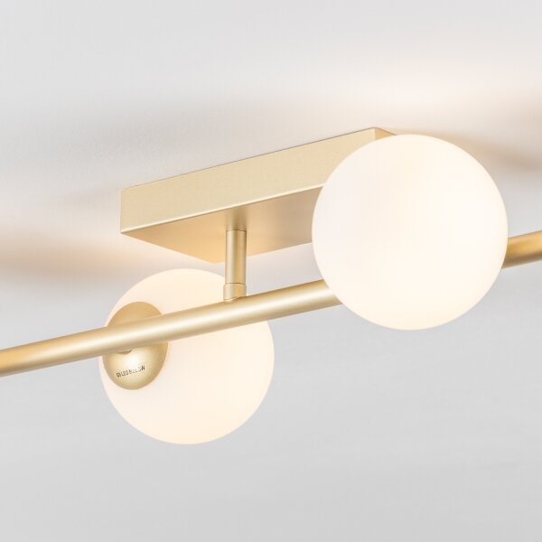 Brilagi - LED Prisadený luster MILLA 4xG9/3W/230V zlatá/biela