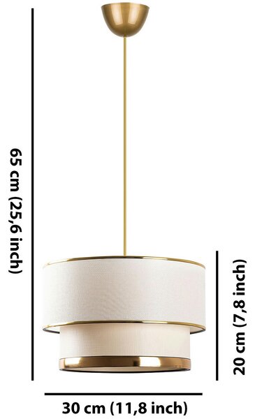 ZÁVESNÉ SVIETIDLO, 30/65 cm P & B - Online Only bytové doplnky, Online Only
