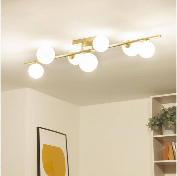 Brilagi - LED Prisadený luster MILLA 7xG9/3W/230V zlatá/biela
