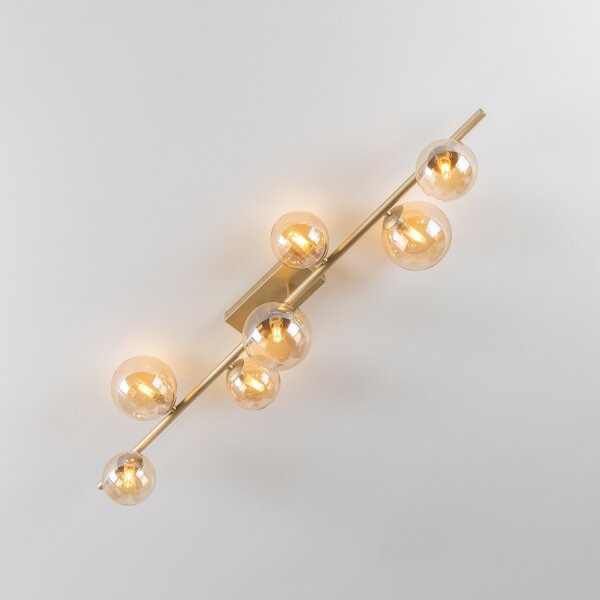 Brilagi - LED Prisadený luster MILLA 7xG9/3W/230V zlatá