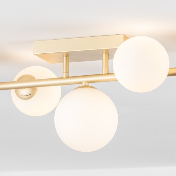 Brilagi - LED Prisadený luster MILLA 7xG9/3W/230V zlatá/biela