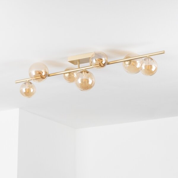 Brilagi - LED Prisadený luster MILLA 7xG9/3W/230V zlatá