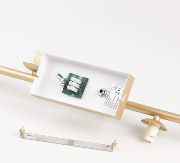 Brilagi - LED Prisadený luster MILLA 7xG9/3W/230V zlatá/dymová