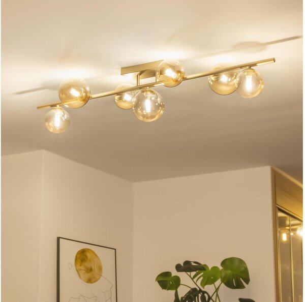 Brilagi - LED Prisadený luster MILLA 7xG9/3W/230V zlatá