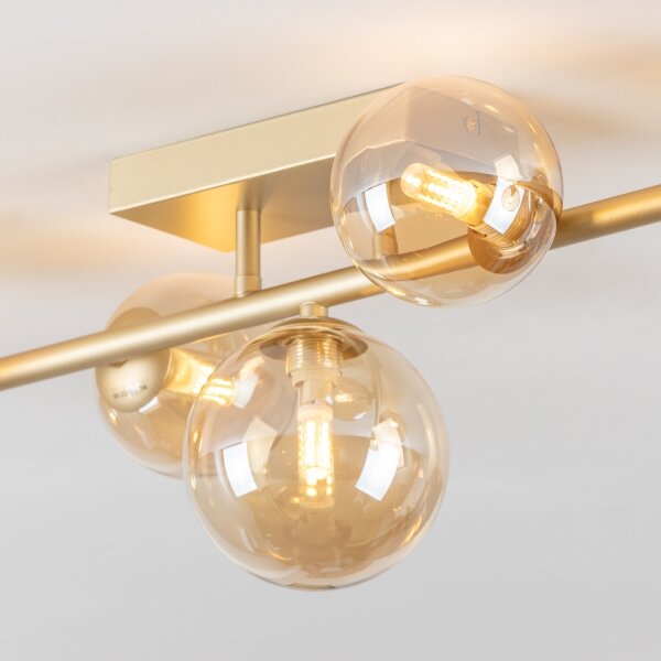 Brilagi - LED Prisadený luster MILLA 7xG9/3W/230V zlatá