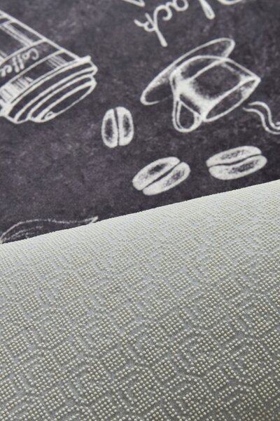 ASIR Koberec 60 x 140 CAPPUCCINO antracit
