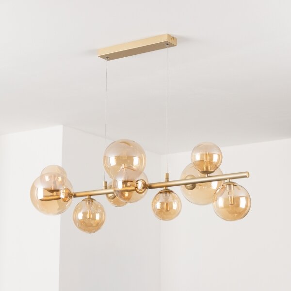 Brilagi - LED Luster na lanku MILLA 10xG9/3W/230V zlatá