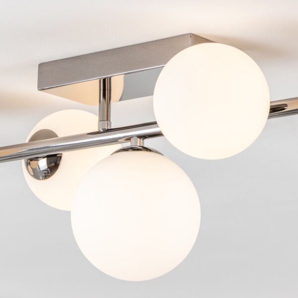 Brilagi - LED Prisadený luster MILLA 7xG9/3W/230V čierny chróm/biela