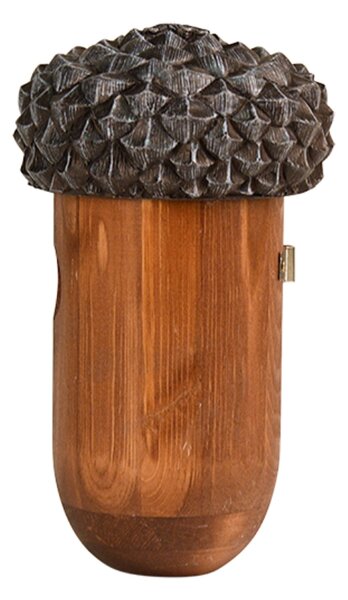 Vtáčia búdka Wooden, 25,5x14 cm, drevo, hnedá