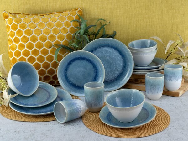 KOMBINOVANÝ SERVIS, 16-dielne, kamenina Creatable - Online Only bytové doplnky, Online Only