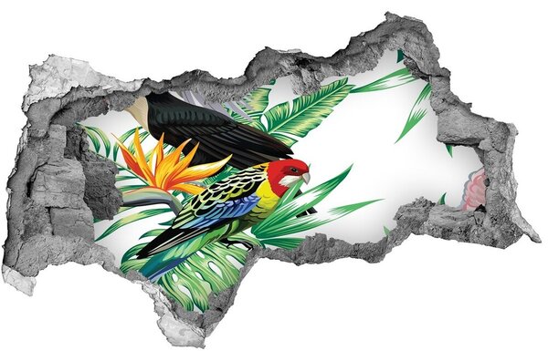 Diera 3D fototapeta nástenná Tropické vtáky