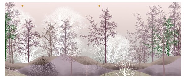Obraz lesa (120x50 cm)