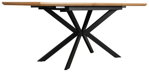 JEDÁLENSKÝ STÔL, prírodná farba, čierna, 140/80/76 cm MID.YOU - Stoly, Online Only
