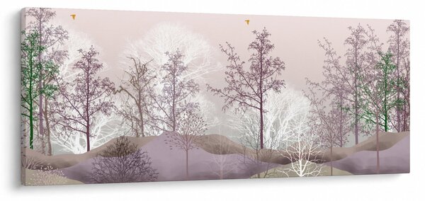 Obraz lesa (120x50 cm)
