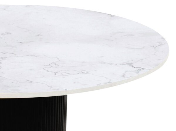 JEDÁLENSKÝ STÔL, akácia, čierna, biela, 120/120/76 cm P & B - Stoly, Online Only
