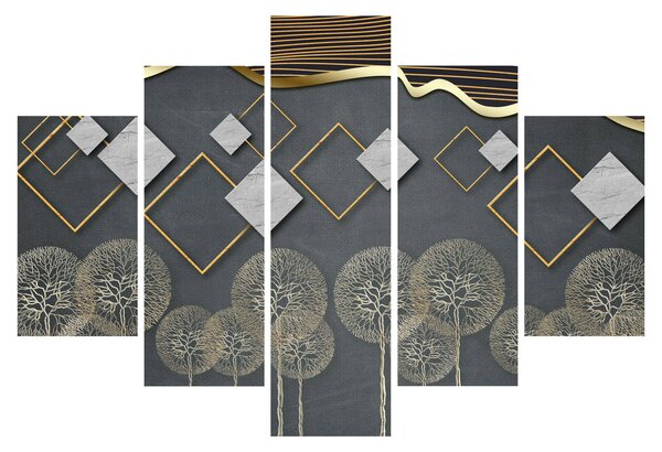 Obraz abstrakcie (150x105 cm)