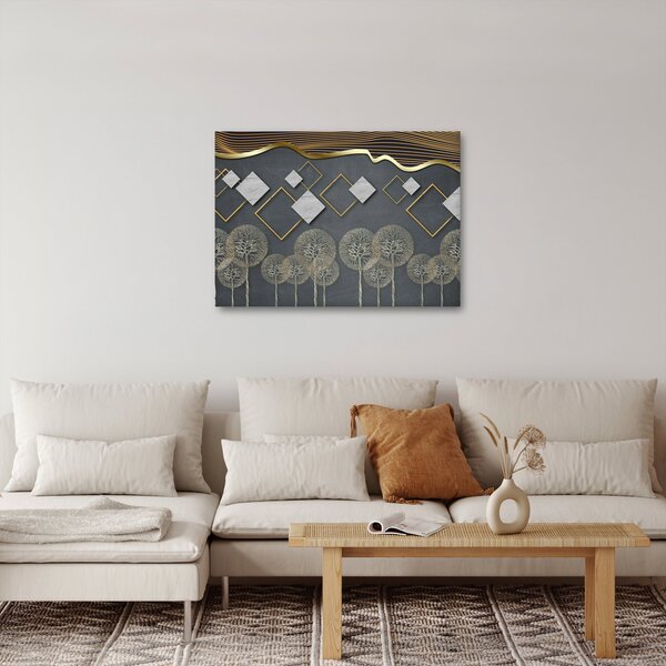 Obraz abstrakcie (70x50 cm)