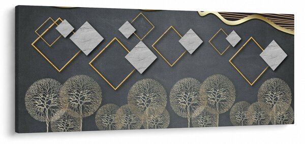 Obraz abstrakcie (120x50 cm)
