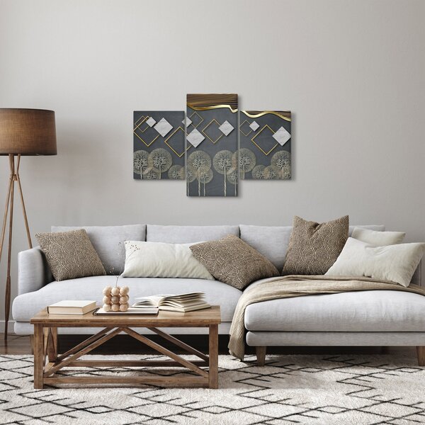 Obraz abstrakcie (90x60 cm)