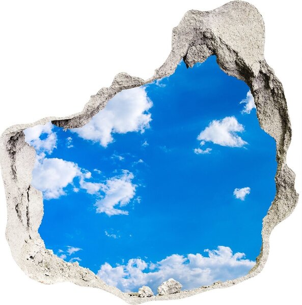 Nálepka 3D diera na stenu Mraky na oblohe nd-p-97609006