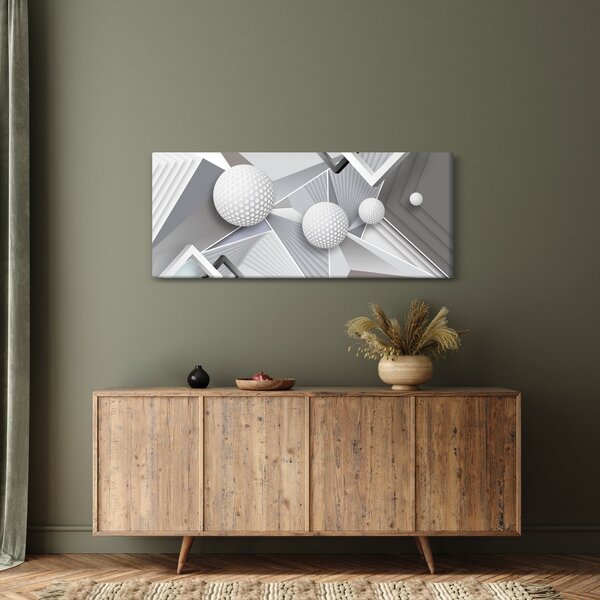 Geometrický abstraktný obraz (120x50 cm)