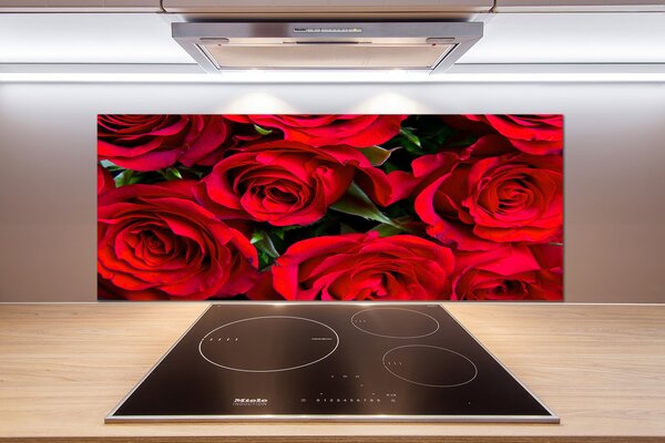 Panel do kuchyne Červené ruže pl-pksh-125x50-f-76865971