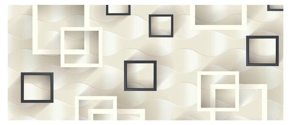 Geometrický abstraktný obraz (120x50 cm)