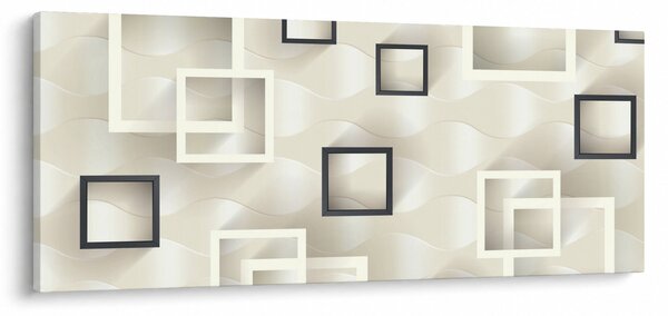 Geometrický abstraktný obraz (120x50 cm)